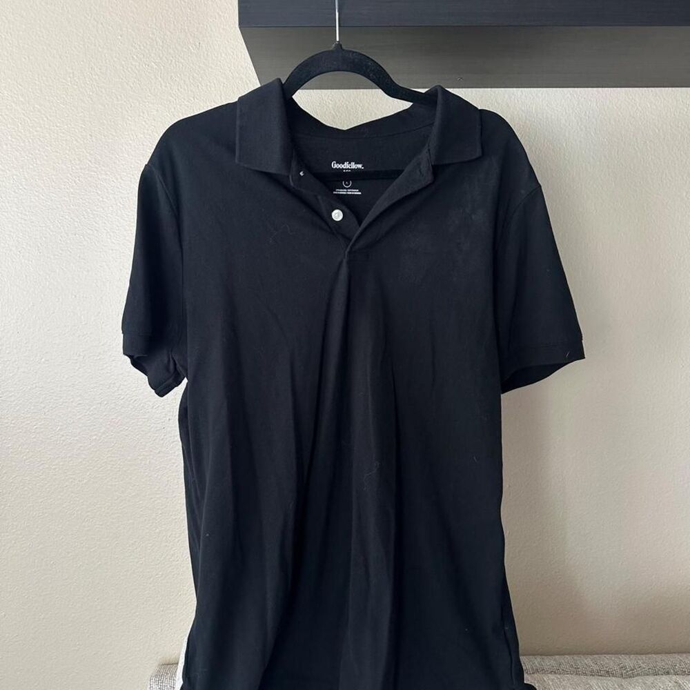 Goodfellow-co Men's Black Polo-shirts